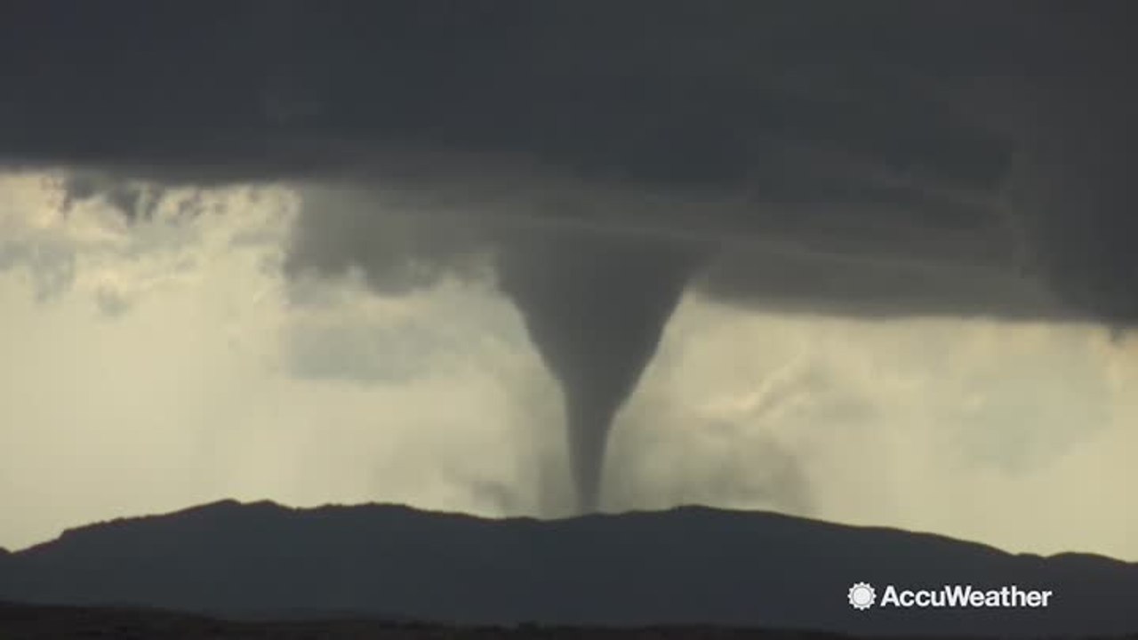 AccuWeather Storm Chaser Reed Timmer captures tornado swirling through Wyoming