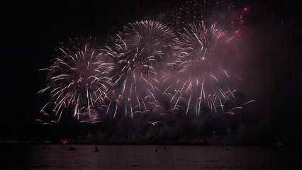 [경북] 포항 밤하늘 수놓은 국제불빛축제 대단원 / YTN