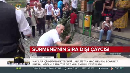 Sürmene'nin sıra dışı çaycısı