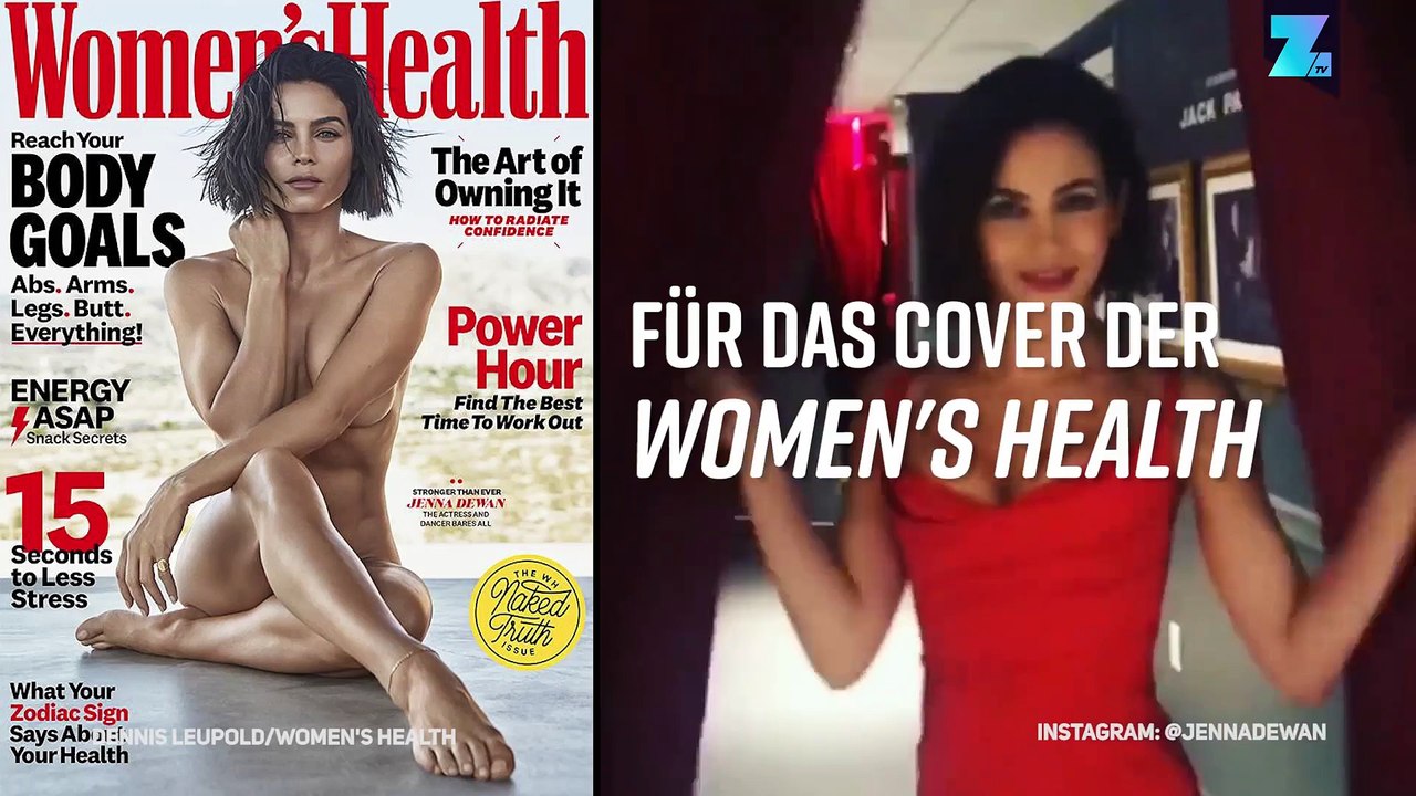 Ganz schön heiß: Jenna Dewan zieht sich für 'Women's Health' aus
