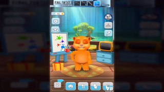 My Talking Cat Tommy New Virtual Pet Feeding Bathing Dress Up Cute Animal Kids Gameplay 20