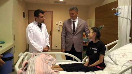 Hastane odasındaki eğitimle büyük başarı