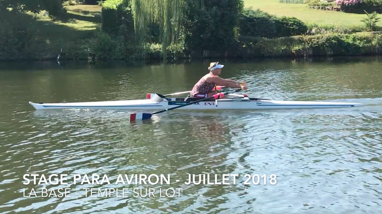Stage Para Aviron Juillet 2018