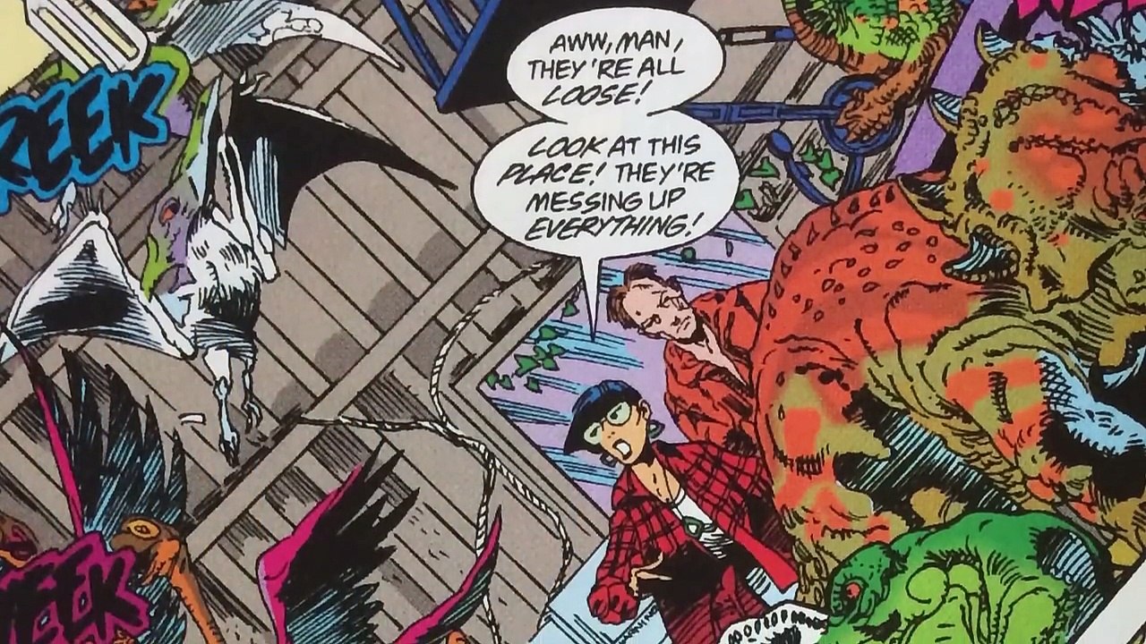 Chaos in Jurassic Park Elaphrosaurus Reveal Return To Jurassic Park Comics Part 6