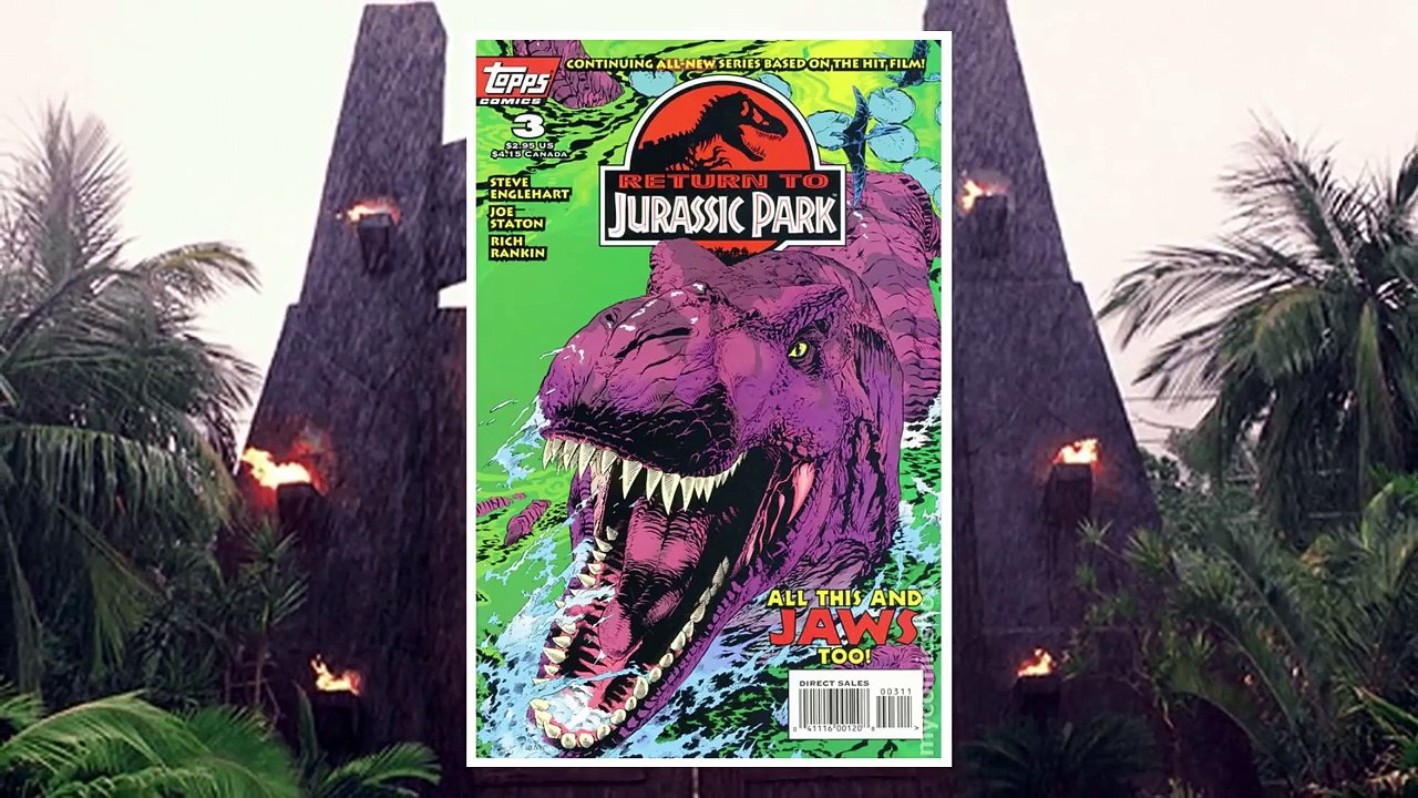 How The Tyrannosaurus River Raft Chase Happened Return To Jurassic Park Comics Part 3