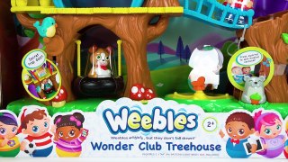 Genevieve Plays with Paw Patrol Toy Weebles!