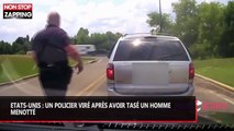 Etats-Unis : Un policier viré après avoir tasé sans raison un homme menotté (vidéo)