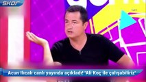 Acun Ilıcalı canlı yayında açıkladı!  'Ali Koç ile çalışabiliriz'