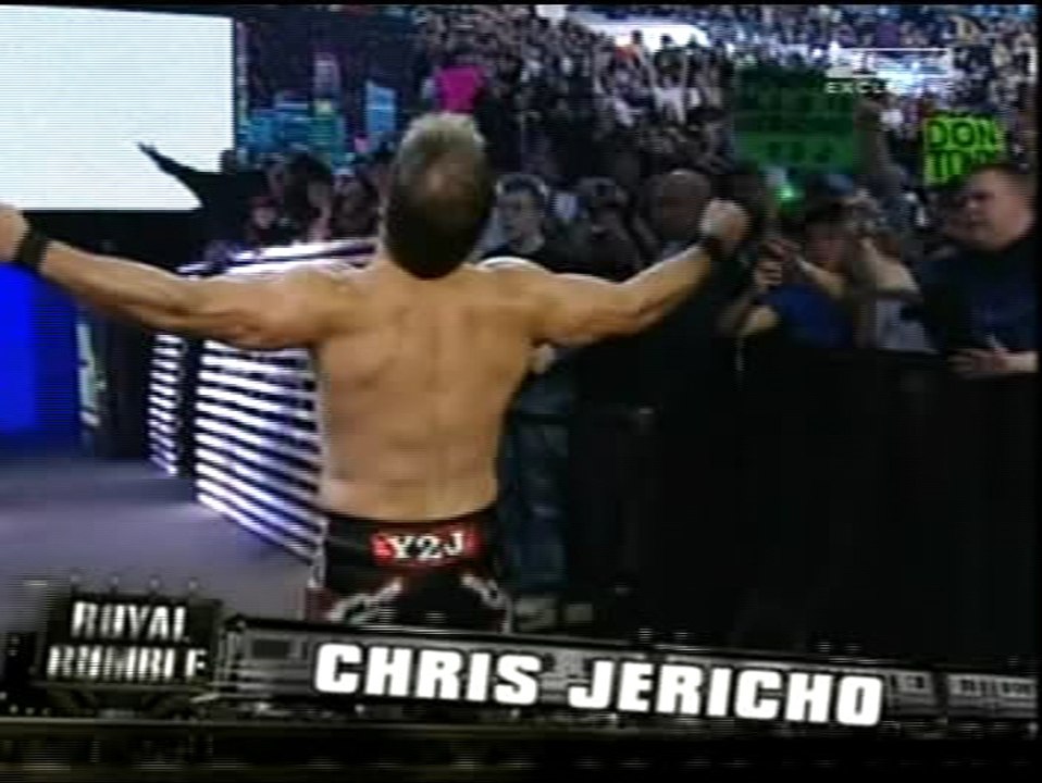 WWE Royal Rumble 2008 - Chris Jericho vs JBL