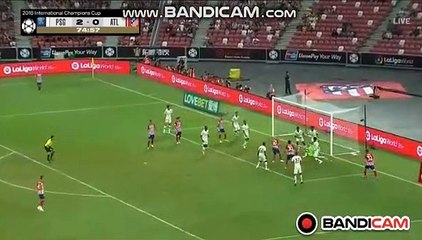Victor Mollejo Goal - Paris Saint Germain vs Atlético Madrid 2-1 30/07/2018