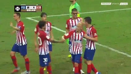 Antoine Bernede Own Goal HD - Paris SG 2-2 Atl. Madrid 30.07.2018