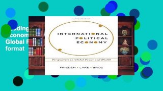 Readinging new International Political Economy: Perspectives on Global Power and Wealth any format