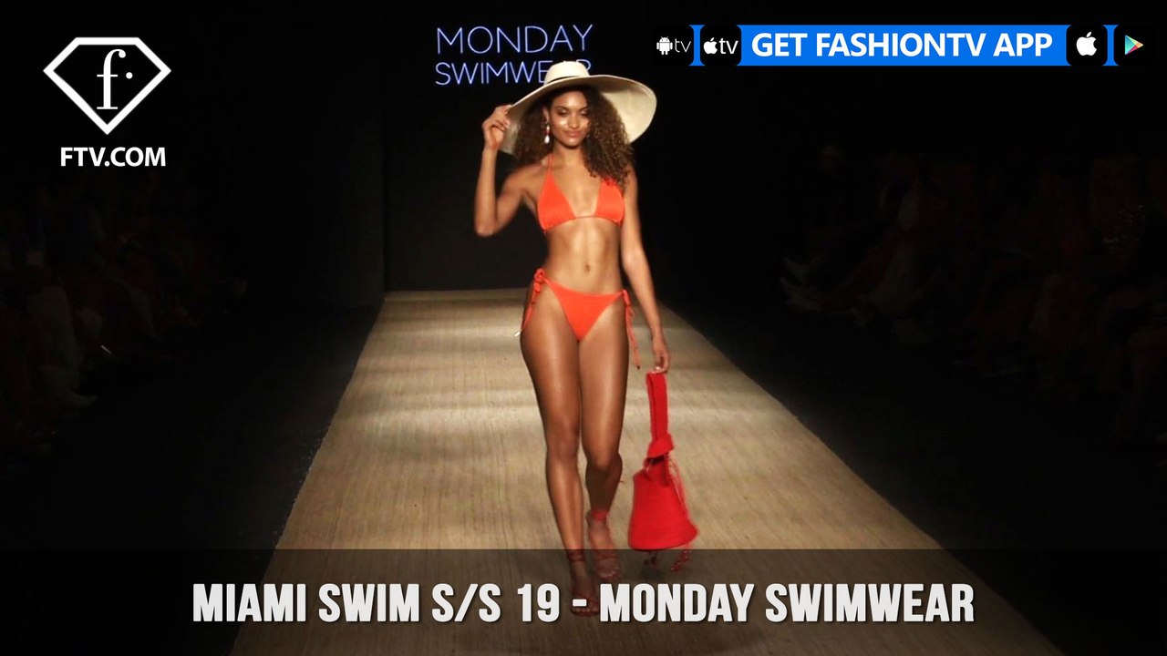Monday Swimwear Shoppable Runway Miami Swim Week Spring/Summer 2019 | FashionTV | FTV