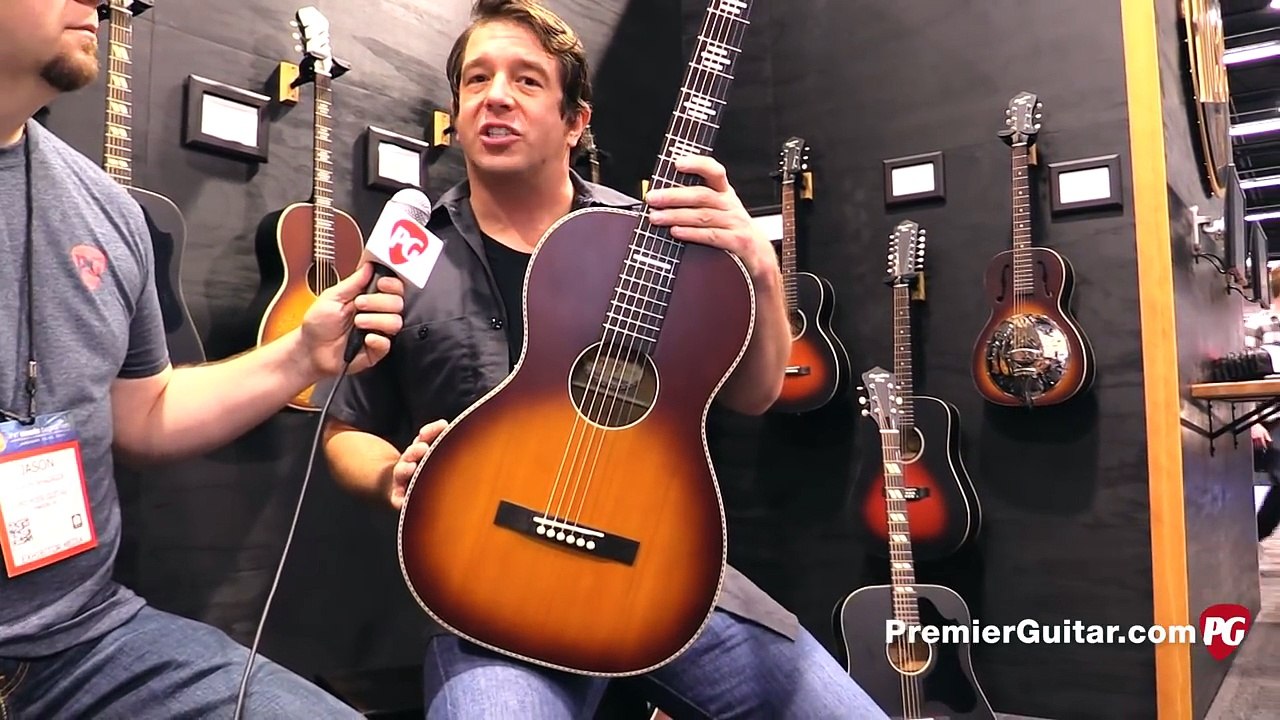 NAMM 17 Recording King Dirty 30s Single 0 and Dreadnought Demos