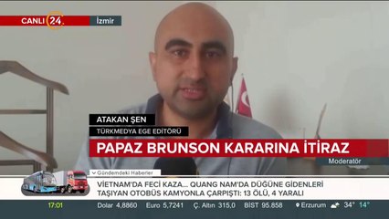 Papaz Brunson kararına itiraz