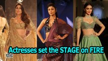 From Kareena to Shilpa, actresses set the STAGE on FIRE | India Couture Week 2018