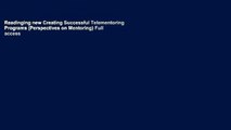 Readinging new Creating Successful Telementoring Programs (Perspectives on Mentoring) Full access