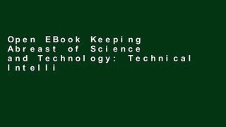 Open EBook Keeping Abreast of Science and Technology: Technical Intelligence online