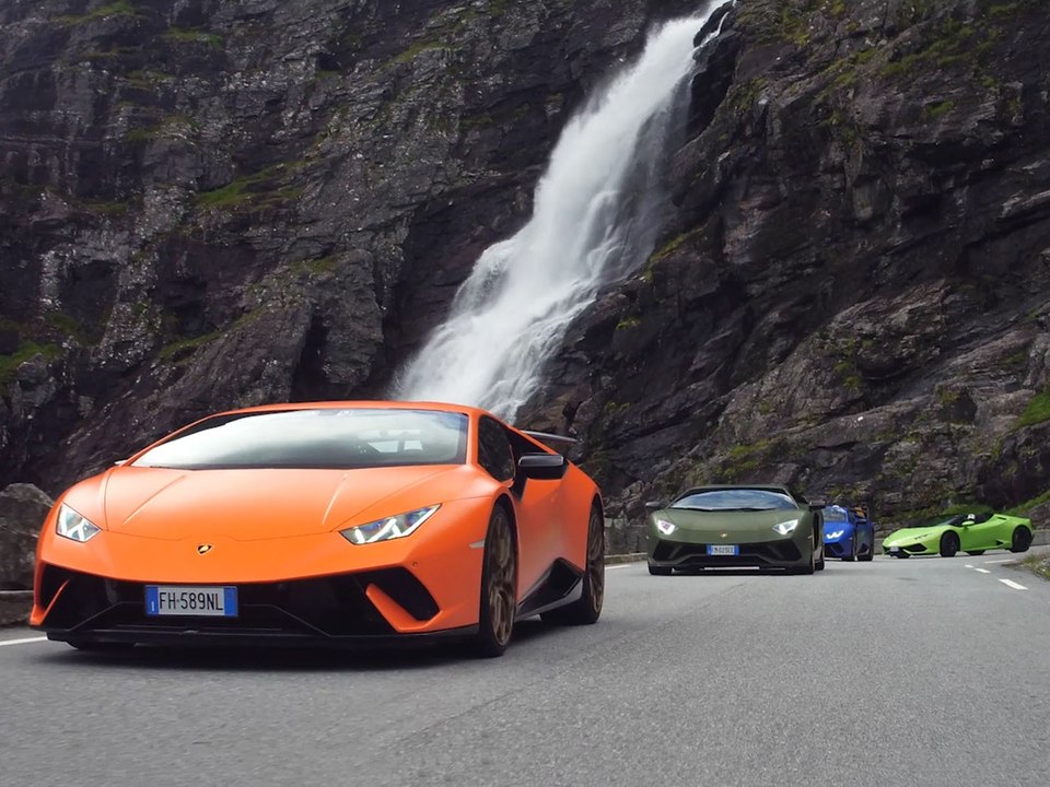Lamborghini Avventura 2018 : road trip en Norvège !