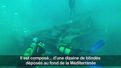 Liban: création d'un parc sous-marin composé de chars