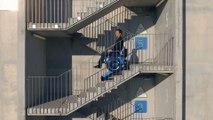 A Wheelchair That Climbs Stairs