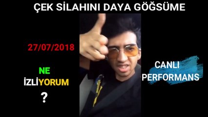 Çağatay Akman canlı performans "çek silahını daya göğsüme"