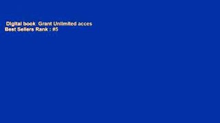 Digital book  Grant Unlimited acces Best Sellers Rank : #5