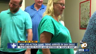 Escape room live ion game trend arrives in San Diego