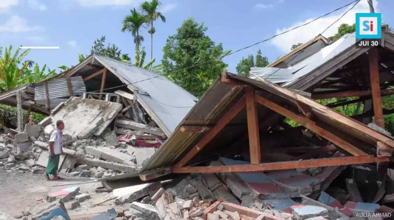 Indonésie : puissant séisme sur l'île de Lombok