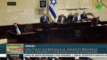 Renuncia al parlamento  diputado en rechazo a la ley de Nacionalidad