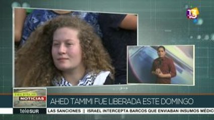 Liberada Ahed Tamimi y su madre de cárcel israelí tras 8 meses