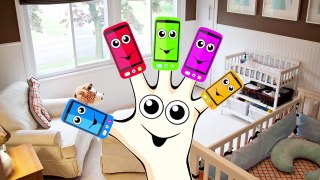 Finger Family Cell Phone | Colors Finger Family Song | Surprise Eggs Learning Colours for