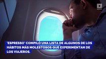 8 Molestos Hábitos que Debes Evitar en un Avión