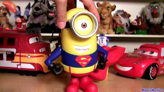 Minion Tim as Superman Man of Steel Despicable Me Figure Papoy Play Doh how to mold