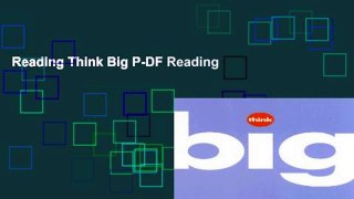 Reading Think Big P-DF Reading