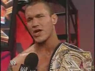 RAW Todd Grisham interviews Randy Orton