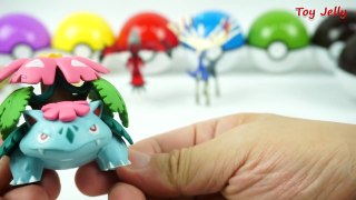 Learn Colors with Pokeball Surprise Egg Pokemon Go! Toys, Pikachu, Xerneas, Yveltal