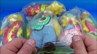 1990 MEET THE SIMPSONS SET OF 5 PLUSH BURGER KING KIDS MEAL TOYS VIDEO REVIEW
