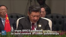 Chinese President Xi Jinping calls on BRICS countries to build a network of closer partnerships. #BRICS2018 #Xiplomacy