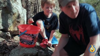 Easter Egg Search for Giant Surprise Eggs with Toys in Family Fun Kids Video