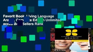 Favorit Book  Living Language Arabic, Complete Edition Unlimited acces Best Sellers Rank : #4