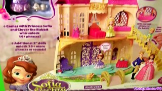 Sofia the First Magical Talking Castle Disney Princess Amber Talking Clover the Rabbit Roy