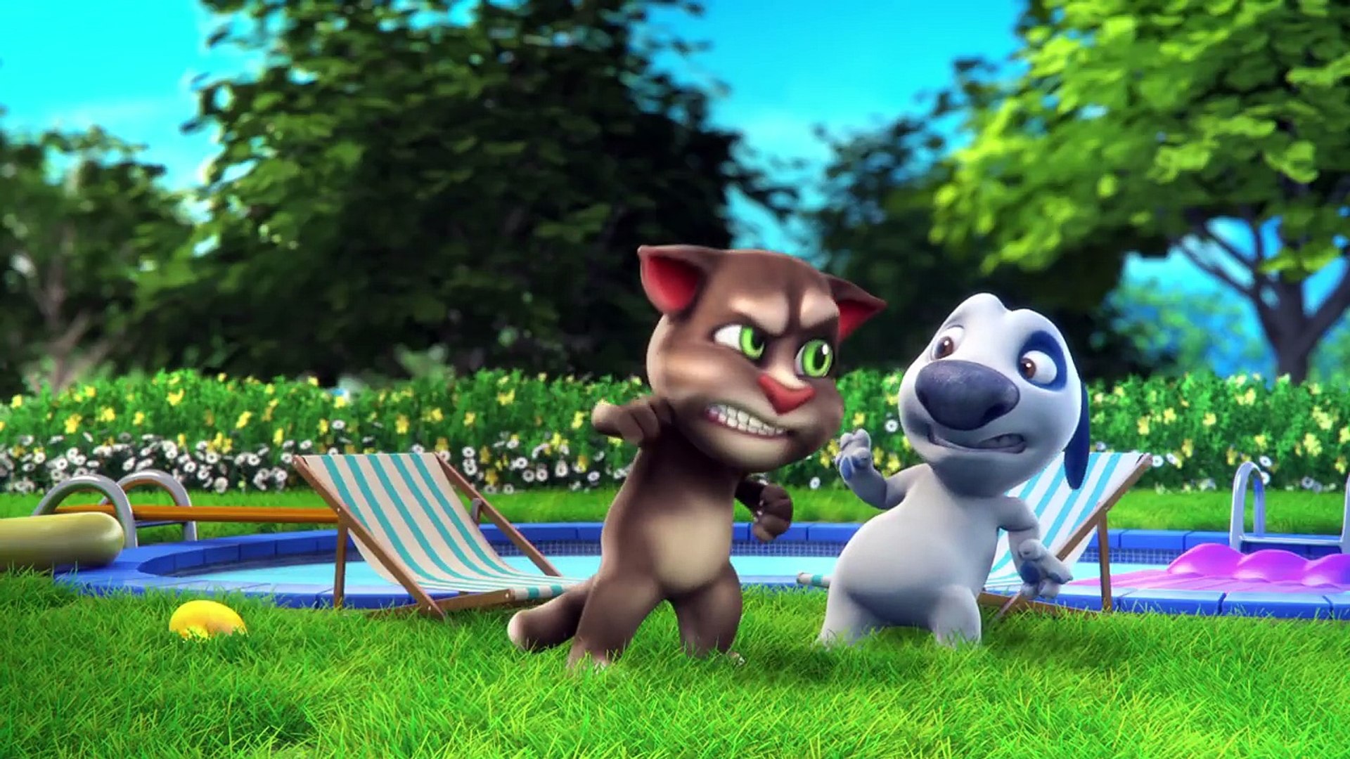 Talking Tom Curtas Batalha de Balões (Episódio 31)