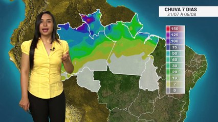 Confira o acumulado de chuva para os próximos dias no Brasil