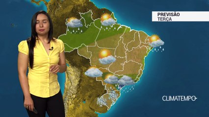 Previsão Brasil – Volta a chover no Sudeste