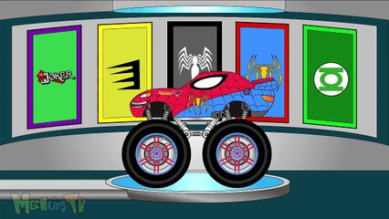 Kids Monster Trucks Toys Fory Superheroes Video For Children