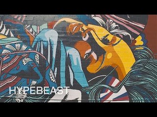 Brazilian Crew Bicicleta Sem Freio Sticks by the Brush at POW! WOW! Hawaii