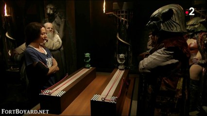 Fort Boyard 2018 : Éléonora Galasso dans le duel des "Ficelles" au Conseil (7 juillet 2018)