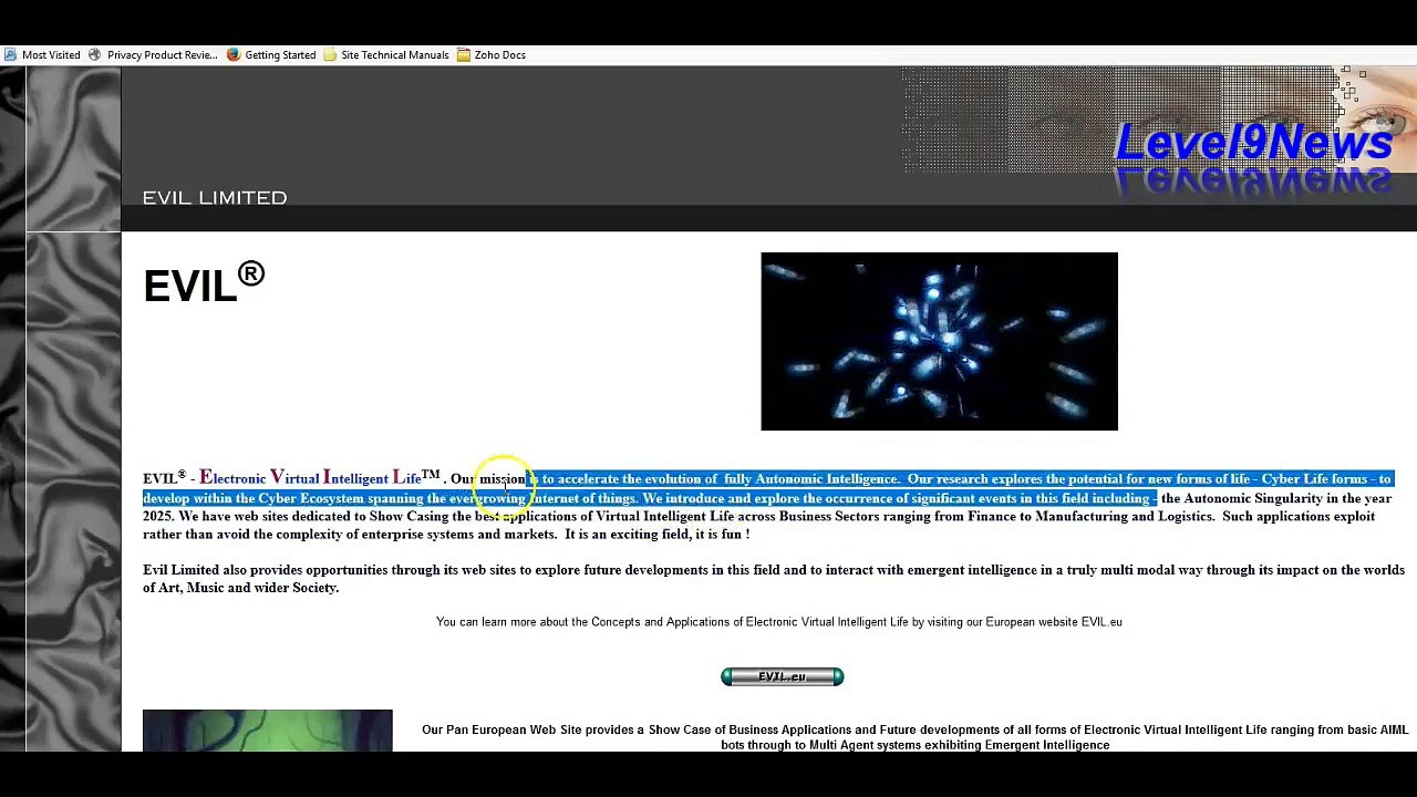 HUMANS WILL BE OBSOLETE BY 2025  ~ EVIL Limited Corp.