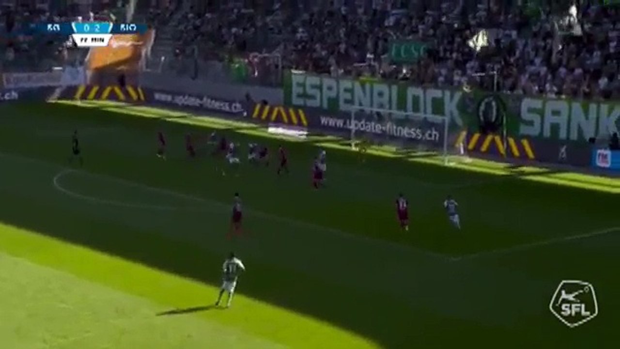 Sankt Gallen 1:2 Sion (Switzerland. Super League. 29 July 2018)